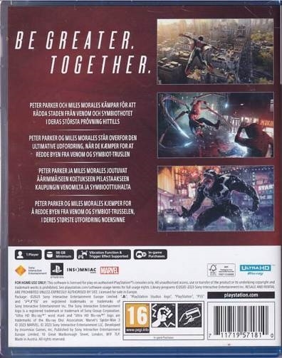 Marvel - Spider-Man 2 - PS5 (A Grade) (Genbrug)